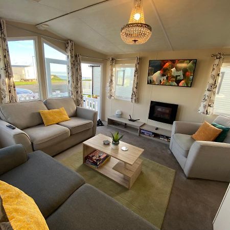 Cosy & Modern Private Seaview Caravan North Seaton Exterior foto