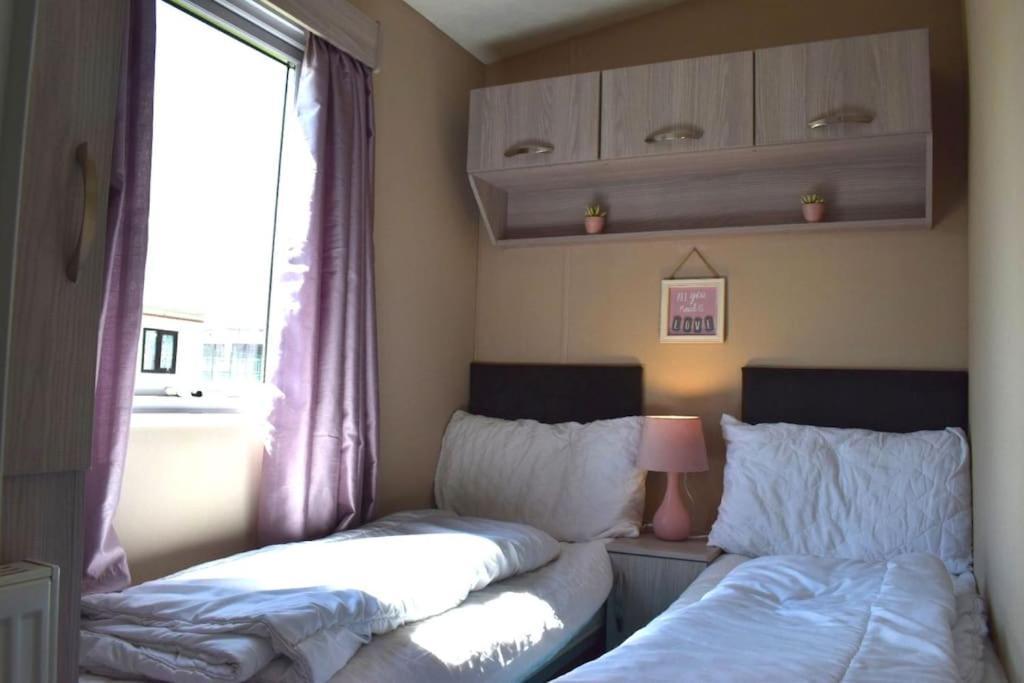 Cosy & Modern Private Seaview Caravan North Seaton Exterior foto