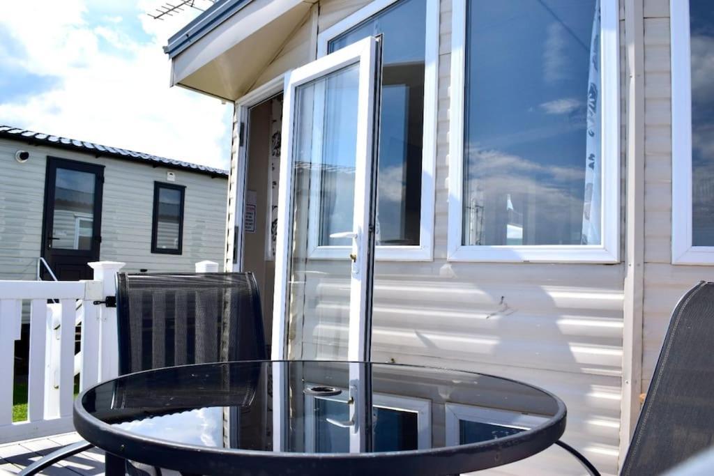 Cosy & Modern Private Seaview Caravan North Seaton Exterior foto